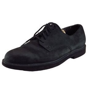 Rockport Sz 9.5 Oxford Black Leather Men‎ Lace Up Medium